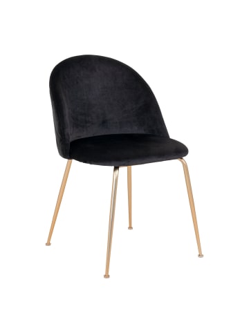 ebuy24 Esszimmerstuhl Geneve Schwarz 2er Set