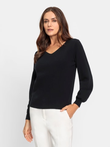 Heine Feinstrickpullover in schwarz