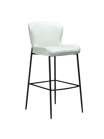 ebuy24 Barhocker Glamorous Weiß 49 x 58 cm