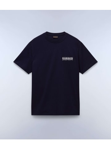 Napapijri T-Shirt "S-Vignoni Back Ss" in Blau