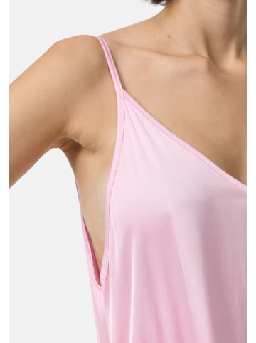 PM SELECTED Satin Maxikleid in Rosa