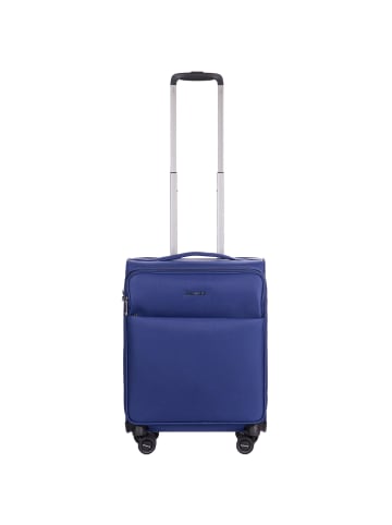 Stratic Stratic Light Plus 4 Rollen Kabinentrolley 55 cm in dark blue