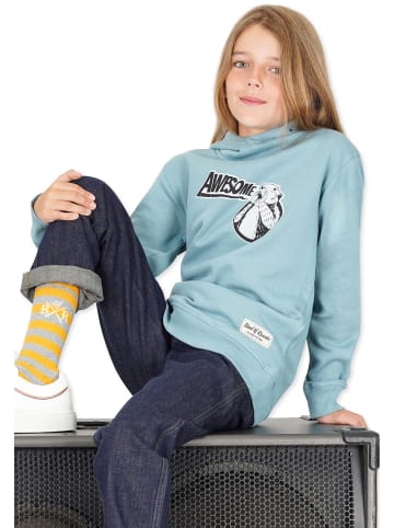 Band of Rascals Kapuzenpullover " Awesome " in arctic-blue