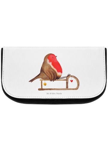 Mr. & Mrs. Panda kulturtäschchen Rotkehlchen Schlitten ohne Spruch in Weiß