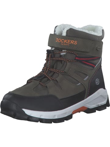 DOCKERS Winterstiefel in khaki/schwarz