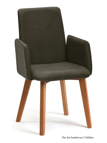 58 aufm Kessel ARMLEHNSTUHL (2er-Set) Darcie 52x92x60 Eiche geölt/Natur