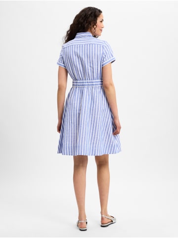 Ambiance Kleid in blau weiß - 0002