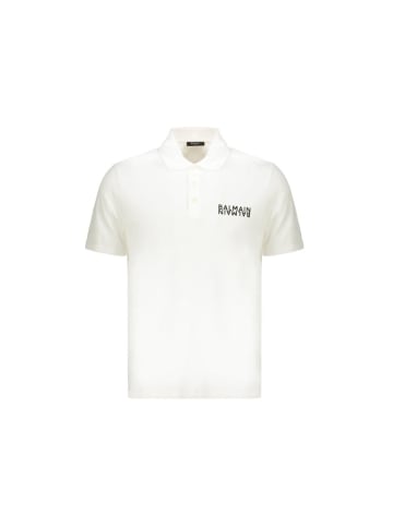 Weiß Baumwolle Polo Hemd