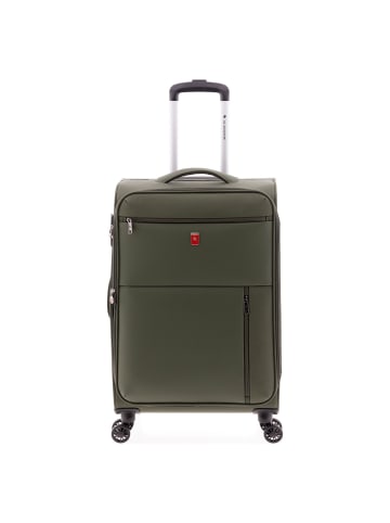 Gladiator 3700 4 Rollen Trolley 66 cm mit Dehnfalte olive green
