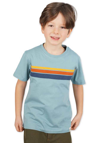Band of Rascals T-Shirts " 70th Stripes " in arctic-blue