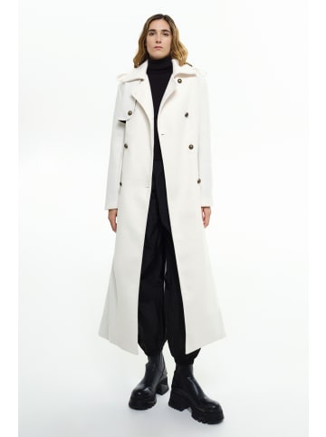 Ricano Eleganter Trechncoat Simona in Weiss