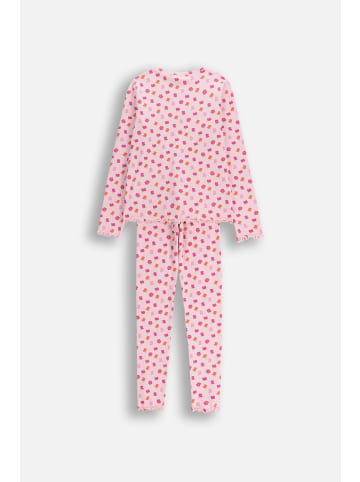 Coccodrillo Geripptes Mädchenpyjama in bunt