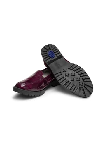 VITAFORM Echt Leder & vitaform Stretch Mokassins in beere