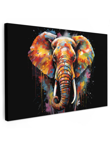 OnlyWow Leinwand Bilder Elefant