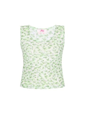myMo Women Top in green cherry