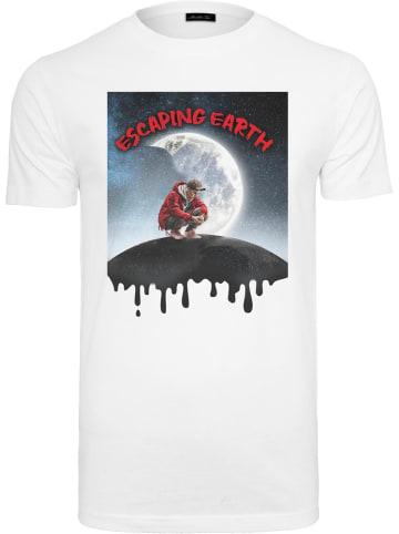 Mister Tee T-Shirt "Escaping Earth Tee" in Weiß
