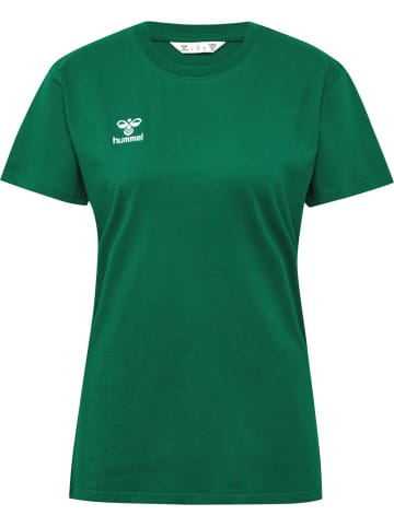 Hummel T-Shirt "Hmlgo 2.0 T-Shirt S/S Woman" in Grün