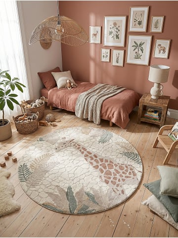 KADIMA DESIGN Teppich Kinderzimmer Kinder-Motiv Kinderzimmer pflegeleicht Spielzimmer in Creme