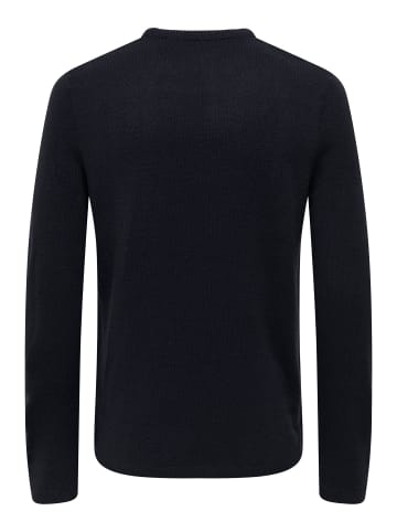 ONLY & SONS Strickpullover in Dark Navy