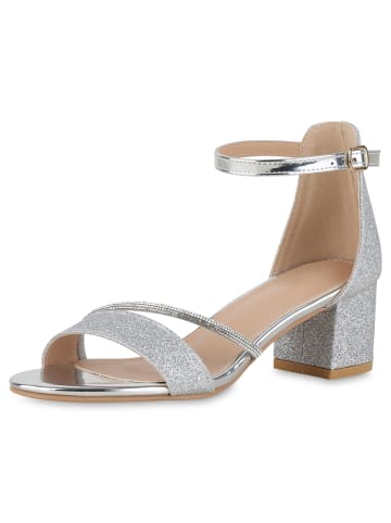VAN HILL Klassische Sandaletten Celine in Silber