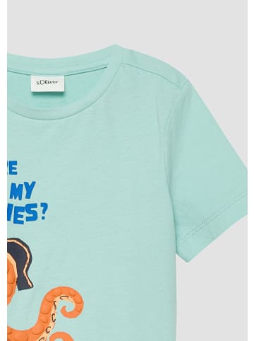 s.Oliver T-Shirt in 6524_helles türkis