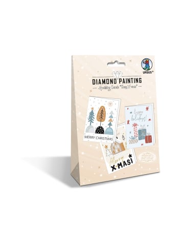 URSUS Diamond Painting Karten Cosy X-Mas - ab 3 Jahren