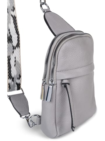 styleBREAKER One Shoulder Rucksack Tasche in Hellgrau