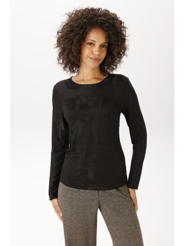 Aniston CASUAL Langarmshirt in schwarz