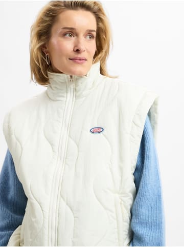 American Vintage Steppweste in weiß - 0001