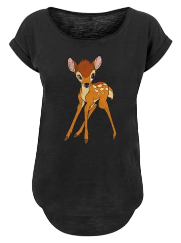 F4NT4STIC Long Cut T Shirt Disney Bambi Classic in schwarz