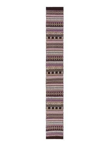 Marc O'Polo DENIM Jacquard-Strickschal in Medium Brown