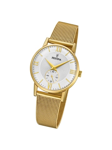 Festina Analog-Armbanduhr Festina Klassik gold klein (ca. 29mm)