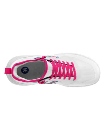 Kempa Hallen-Sport-Schuhe Kourtfly Jr in weiß/cyan/lila
