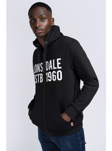 Lonsdale Pullover "Solfach" in Schwarz