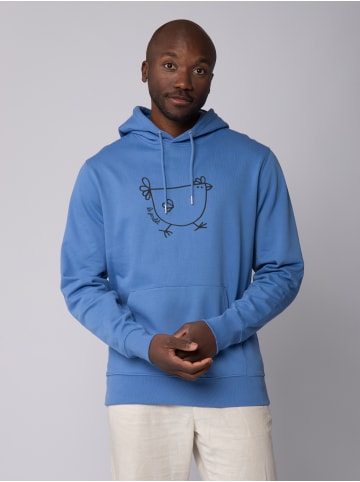 wat? Apparel Sweatshirt Le poulet - das Huhn in Bright Blue