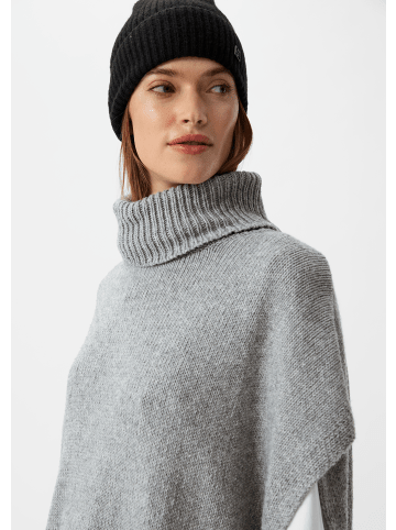 comma CI Strickjacke keine Ärmellänge in Grau