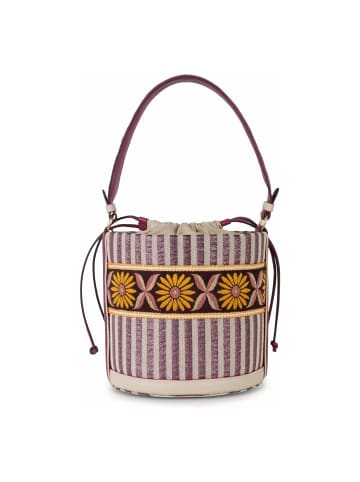 Oilily Metallic Stripe Beuteltasche 19 cm mauve orchid