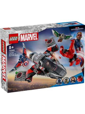 LEGO Super Heroes 76292 Showdown zwischen Captain America und Red Hulk