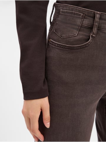 MAC HOSEN Bootcut Jeans Laura in schoko