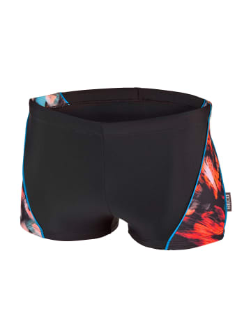 BECO the world of aquasports Badehose FEATHERS in schwarz-bunt