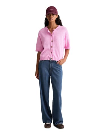 Marc O'Polo DENIM Kurzarm-Cardigan regular in Pale Bubblegum