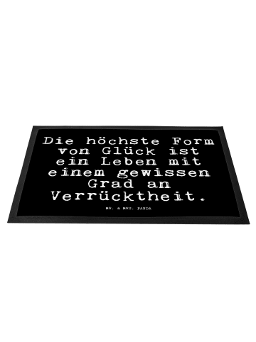 Mr. & Mrs. Panda fußmatte Die höchste Form von... mit Spruch in Schwarz