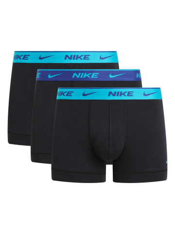 Nike Boxershort 3er Pack in Schwarz/Hellblau