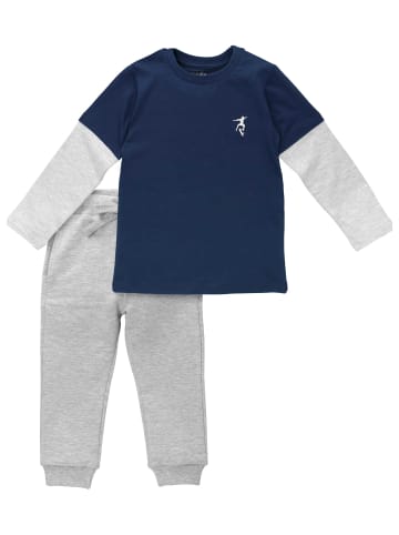 MaBu Kids 2tlg Set Herbst, Winter in blau