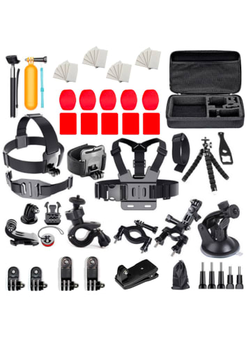 Wisam Actionkamera Zubehör Set 63-in-1 für GoPro & Co