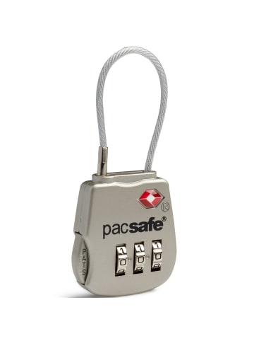 Pacsafe Prosafe TSA Kabelschloss in steel