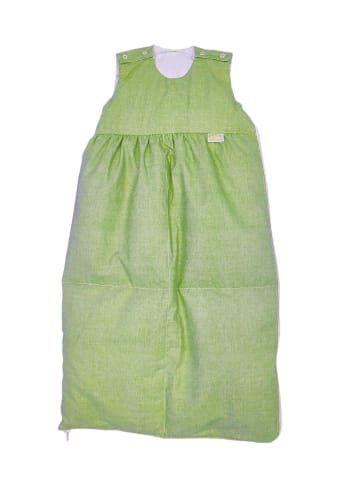 Kinderhaus Blaubär Daunen-Schlafsack Thermo-Nest TOP in Melange Limette