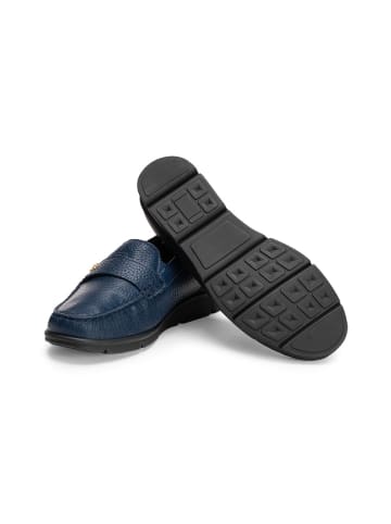 VITAFORM Hirschleder Mokassins in marine