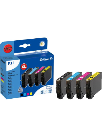 Pelikan Tintenpatrone kompatibel mit Epson T1816 BK/C/M/Y Typ P31