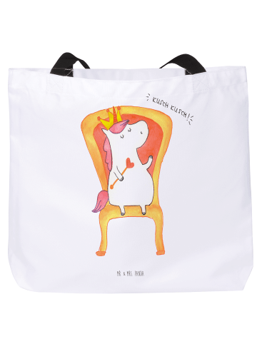 Mr. & Mrs. Panda Tote Bag Einhorn Prinzessin ohne Spruch in Weiß